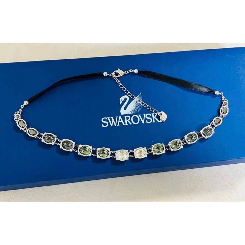 Used Swarovski Rosette choker necklace