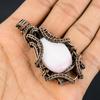 Pink Opal 999 Copper Wire Wrapped Pendant, Handmade Gemstone Pendant Jewelry, Gifts For Wife Brand New Pendant