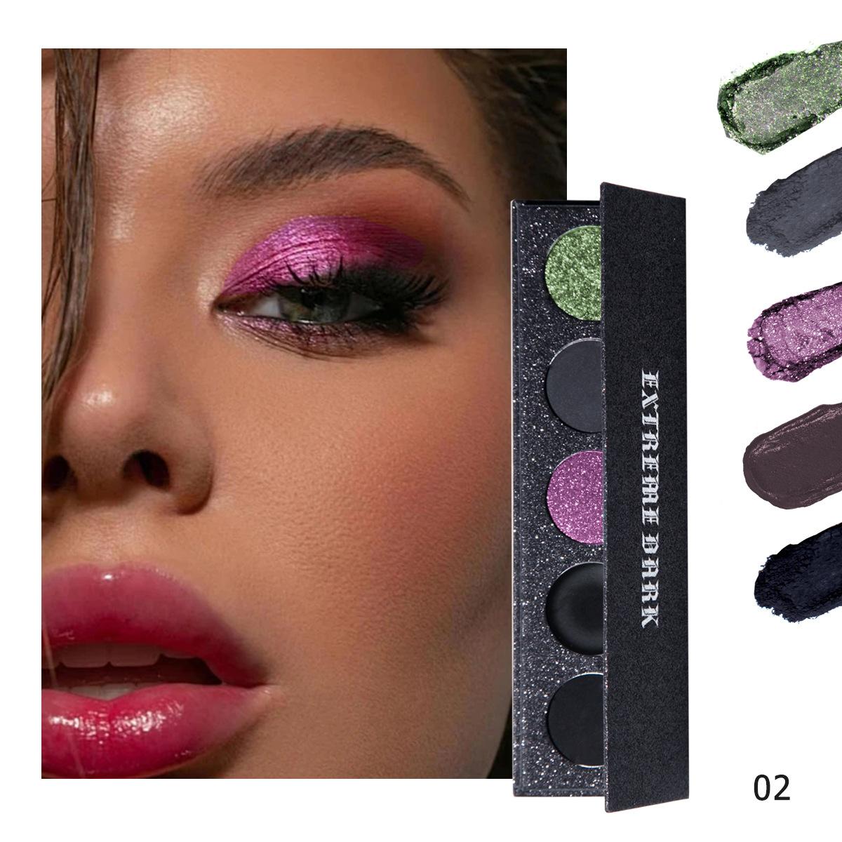

Палитра теней для век Smoky Eyeshadow Palette 9 цветов Темно-серая палитра для макияжа Smokey Makeup Matte Shimmer Glitter High Pigmented Eye Shadow для музыкального фестиваля на Хэллоуин 02