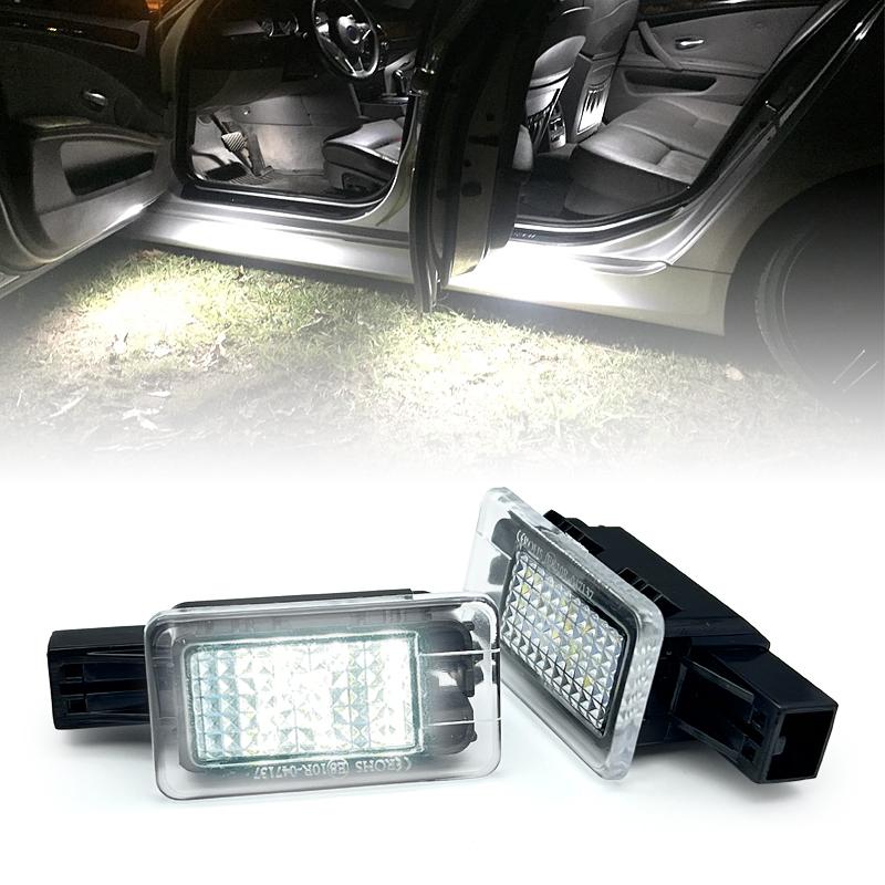 2Pcs For Volvo V40 V60 S60 S80 XC40 XC60 XC90 White LED Courtesy Door Footwell Light