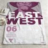 comic EEast Of Westt Throw Warm Soft Flannel Blanket Multiuse for Sofa Bed Camping Travel Nap