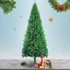 Sapin de Noël artificiel - NETTLIFE - 210 cm - Vert - Branches denses - Diamètre 100 cm