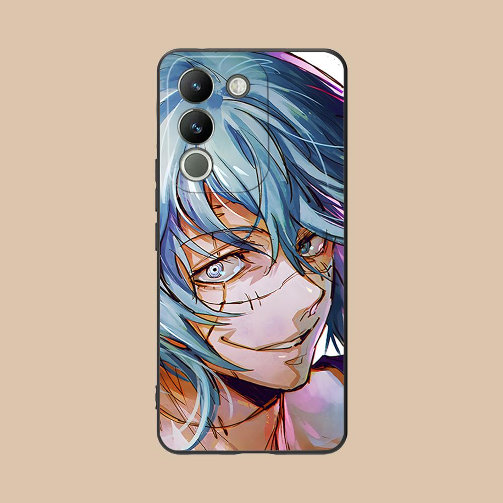 JJK Mahito Phone Case for VIVO Y77 76 75 74 73 72 58 56 55 51 50 38 36 Y19 Y18 Y03 Y01 5G Soft TPU Shockproof Cover