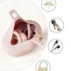 Scatola portaoggetti portatile in silicone a forma di stella Contenitore per succhietto Borsa portaoggetti per passeggino Per passeggini