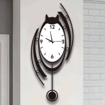 Modern Wall Clock Aesthetic Wall Watch Nordic Luxury Elegant Pendulum Clocks Minimalist Silent Decorative Living Room Watches