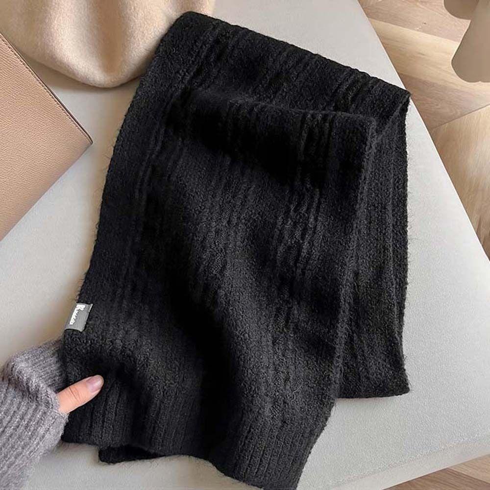 Twists Long Thickened Neckscarf Acrylic Fibers Winter Warmer Scarf Knitting Wool Scarf  Autumn