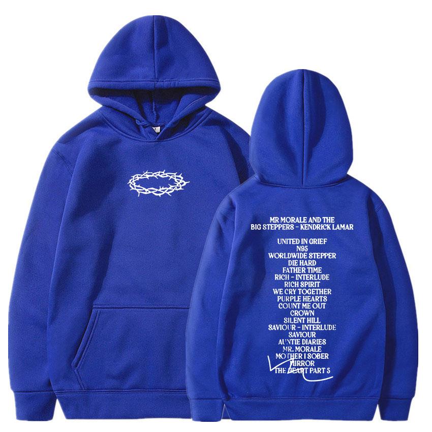 Hip Hop Rapper Kendrick Lamar Hoodie Mr. Morale and The Big Steppers Musikalbum Print Hoodies Unisex Damen Sweatshirts Streetwear