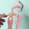 Storage Hook Punch-free 360 Degree Rotation 5 Hooks Wall Hanging Hook Towel Rack Kitchen Organizer for Bathroom