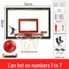 Punch-Free Foldable Basketball and Volleyball Hoop for Kids - Indoor/Outdoor Wall-Mounted Dunk Board