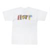 Keulukideu Krkd S/S T-Shirt - White/Multi-Colored 51023503