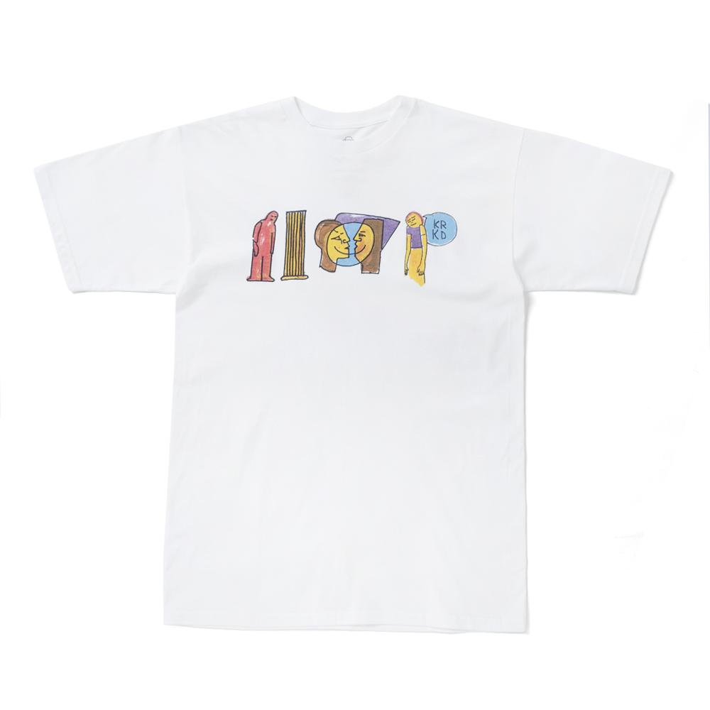 Keulukideu Krkd S/S T-Shirt - White/Multi-Colored 51023503