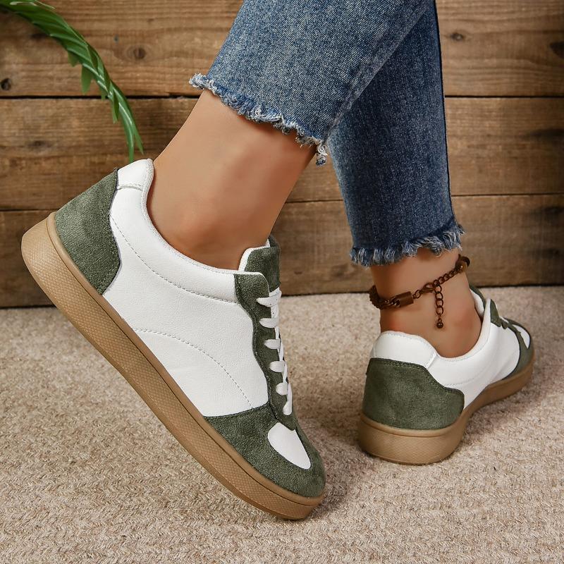 Fashion AJGS Ladies White Shoes Casual Loafers 2024 New High Quality Sports Shoes Luxury Brand Flat Autumn Ladies Trend Sneakers