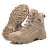 Fashion Quality Fur Ankle Boots for Men Desert Plafform Boots Outdoor Cow Suede Comfort Men's Boots Waterproof Non-slip High Top Boots
