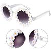 6 Stück Gänseblümchen Sonnenbrillen Gänseblümchen Form Runde Brillen Neu Floral Party Sonnenbrillen Brillen Für Mädchen