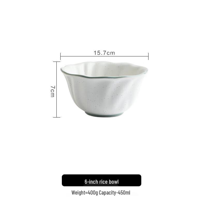 Nordic Light Luxury Ceramic Bowl Set