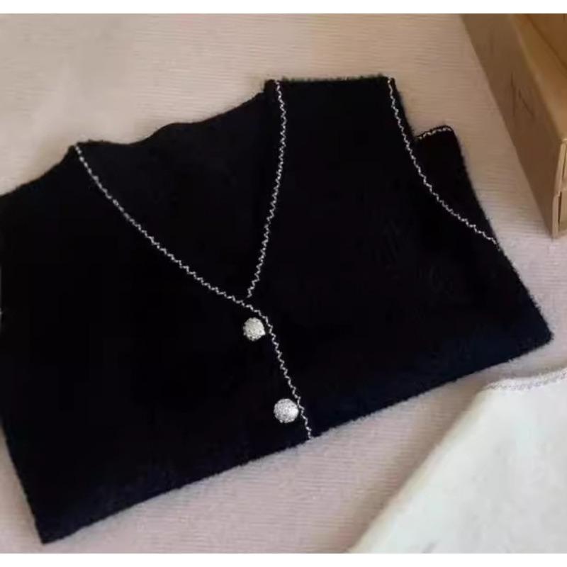 

Autumn and Winter Sleeveless Vest Loose Fit Single Breasted Small Fragrant Style Women’s Vests One size