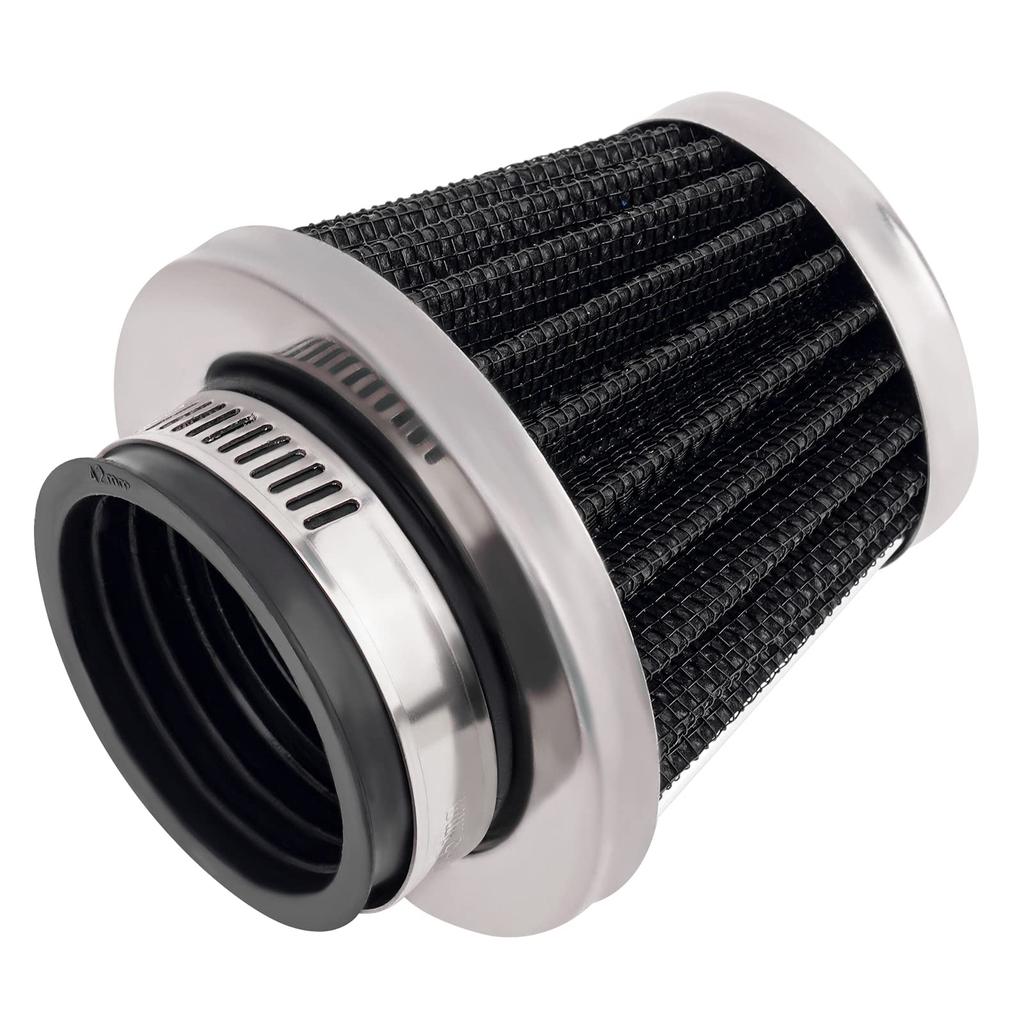 AHL Air Air Filter 42mm Universal Oval Taper Type (Black)