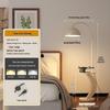 UOSU Modern Floor Lamp with Storage and 3-Color Light