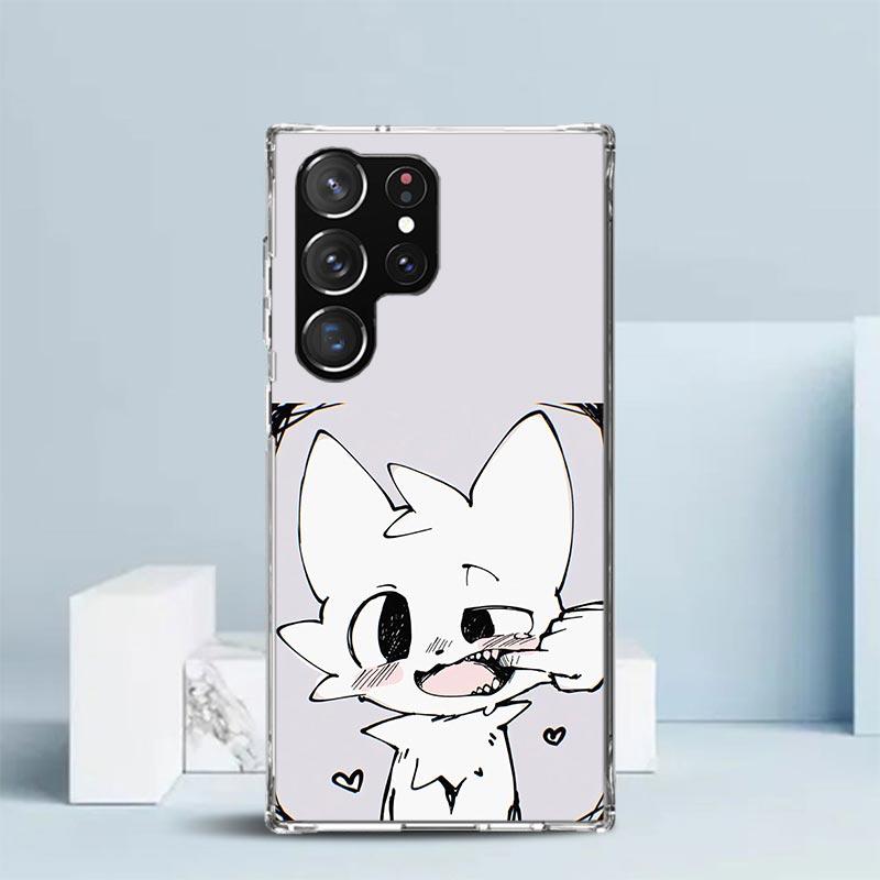 Boykisser Cat Soft Cover for Samsung Galaxy S25 Edge S26 S24 S23 Ultra Phone Case S22 S21 Plus S20 FE Print Pattern Shell Galaxy