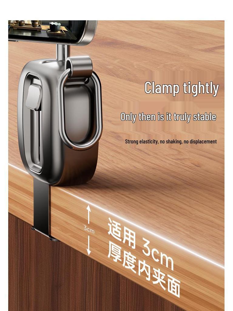 Portable Magnetic Phone Holder - Foldable for Travel, High-Speed Rail & Airplanes