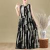Elegant Woman Summer Dress Casual Loose Plus Size Sleeveless Long Dresses Female Clothing
