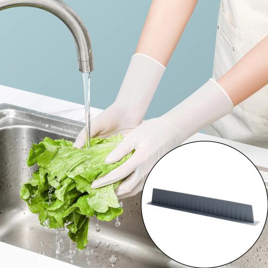 Silicone Sink Splash Guard Vegetable Washing Water Splash Protector Universal Multi-purpose Kitchen Countertop Anti-Splash Board