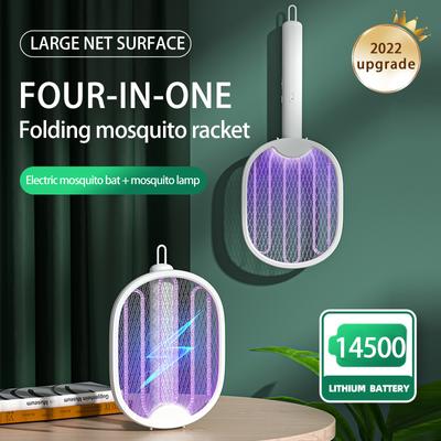 Skládací elektrický zabiják komárů Zapper Raqueta Mata Electrico USB dobíjecí Zanzare Mata Fly Tue Mouche de Anti Mosquitos