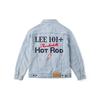 Lee Comfortable Embroidered Pattern Polo Denim Jacket Men jackets Light-Blue LMT0069896VG00FA05301