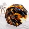 1pc Transformers Bumblebee Automatic Open Umbrella - 8-Rib Compact Foldable Design, Durable Fabric for Casual & Fashion Use, 054