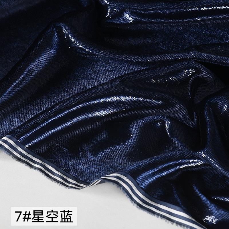 

100cmX140cm Soft Shiny Inverted Velvet Bright Thread Silk Fabric for DIY Cheongsam Formal Wear Fashion Fabric 100cmX140cm