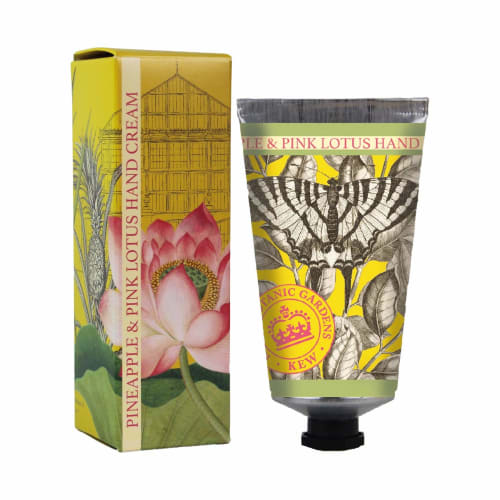 

Sanwa Trading English Soap Company KEW GARDEN Luxury Hand Cream Pineapple & Pink Lotus