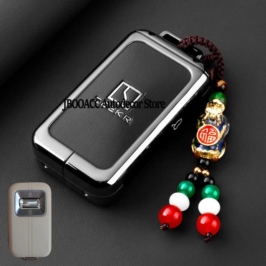 For Geely Zeekr 9X 001 Car Key Bag Shell Remote Key Protector Car Key Case Cover Shell Holder Interior Car Accessories