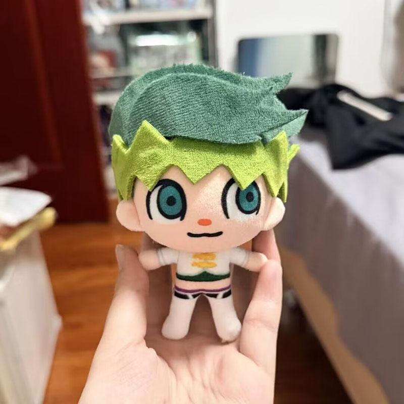 Jojo'S Bizarre Adventure Rohan Kishibe Peluche Pendentif 10cm Jouet en Peluche Anime Collection Sac à Dos Poupée Cadeau de Noël Scolaire 10cm