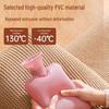 Large Portable Explosion-Proof Hot Water Bottle with Thickened Hand Warmer and Imitation Rabbit Fur