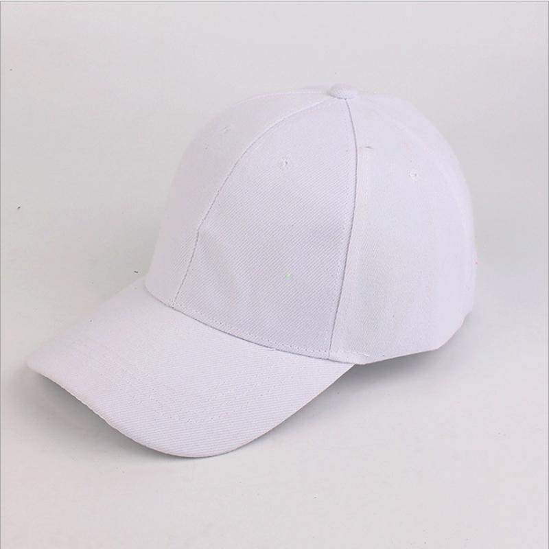 Verstellbare einfarbige Schattierung Hip Hop Unisex Baseballkappe Sonnenschutz Frühling Sommer Outdoor Herren Papa Hut Snapback
