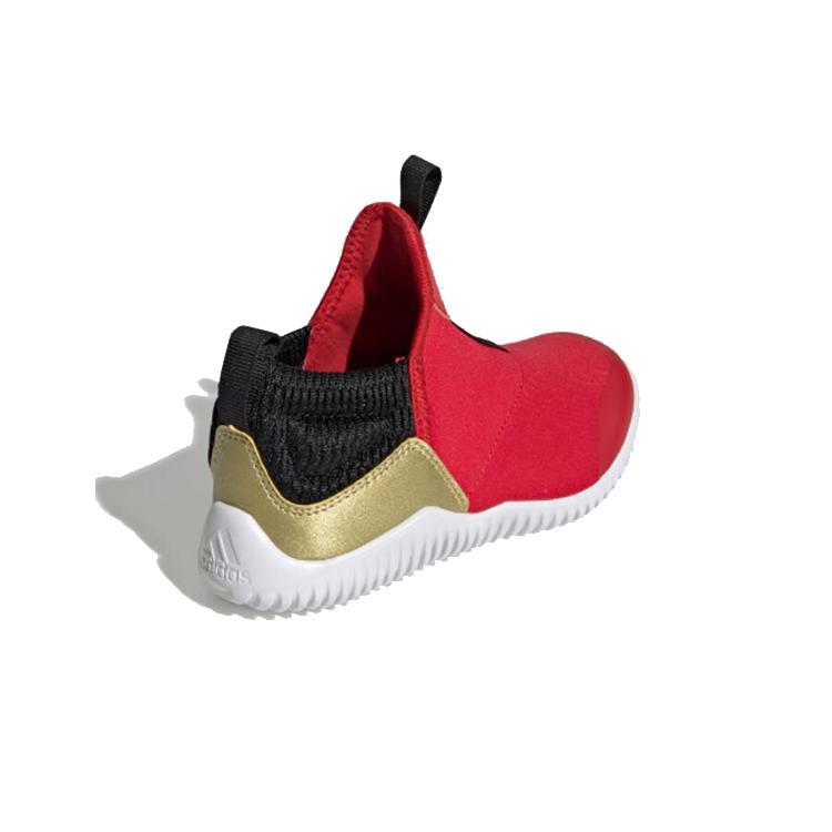adidas Rapidazen C Non Slip Lightweight Low Top Kids' Running Shoes Red Gold Children Aged 3 7 Years Old EH1693