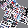 Reflective Sticker Set, Motorcycle Helmet Decal, Car Body Fuel Tank Sticker, BMW M Performance Decal, GS Adventure Decorative Sticker
