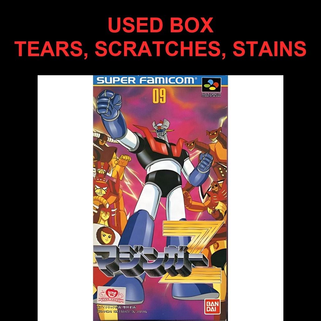 Used Mazinger Z SFC SNES Super Famicom SHVCJ-Z tested working Nintendo Action Bandai NTSC-J Super Nintendo Cartridge