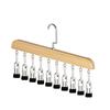 Upgraded New with 10 Clips Closet Organizer 360° Rotating Space Saving Clothes Hanger Multifunctional Free Grip Hanging Rack