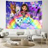Rainbow Friends Dollhouse Tapestry Hanging for Bedroom,Livingroom, Playroom,Decor Art Room Wall Tapestry Holiday and Birthday Gifts