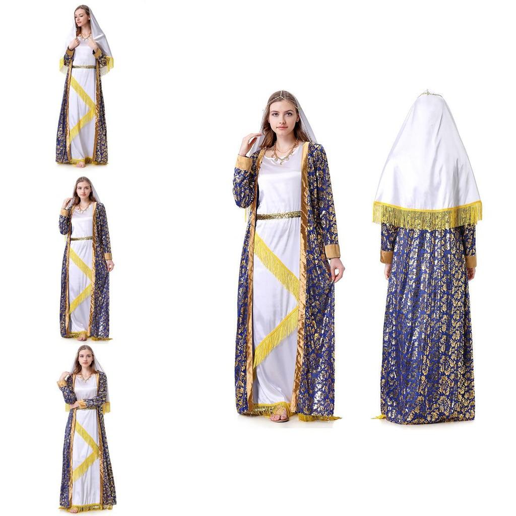 Dubai Fashion Long Dress Halloween Cosplay With Polyester Material For Adults