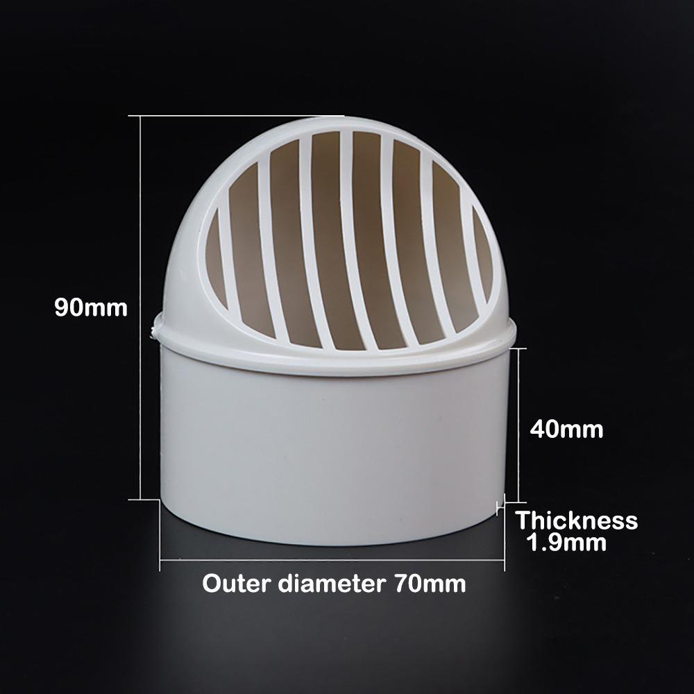 New PVC Air Vent Half Spherical White Ducting Ventilation Vent Cover Wall Ceiling
