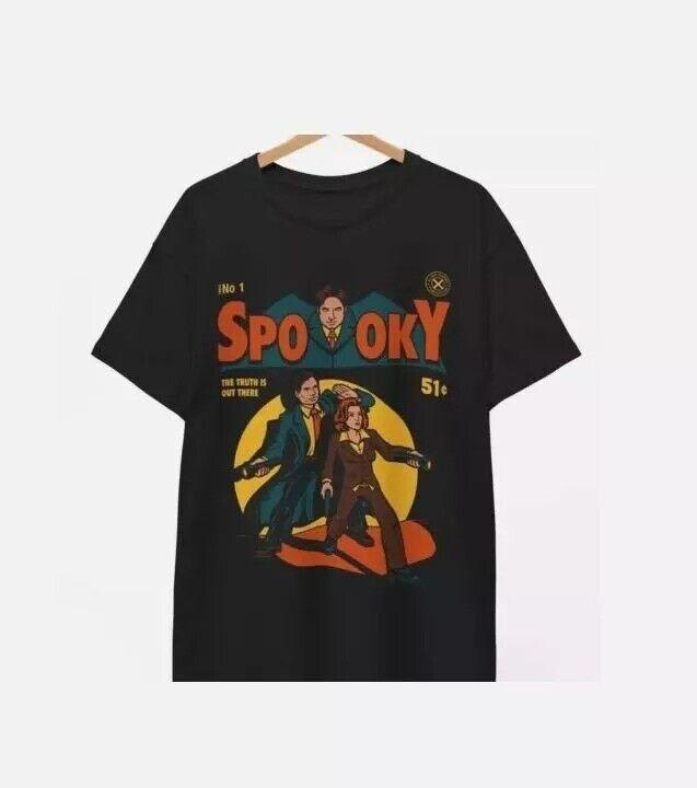 The X-files Spooky Shirt, The X-files Shirt, movie Shirt Unisex T-Shirt L