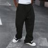 Herren Baggy Sweatpants Fleece Freizeithose Elastischer Bund Sportliche Trainings-Jogginghose Herbst Winter
