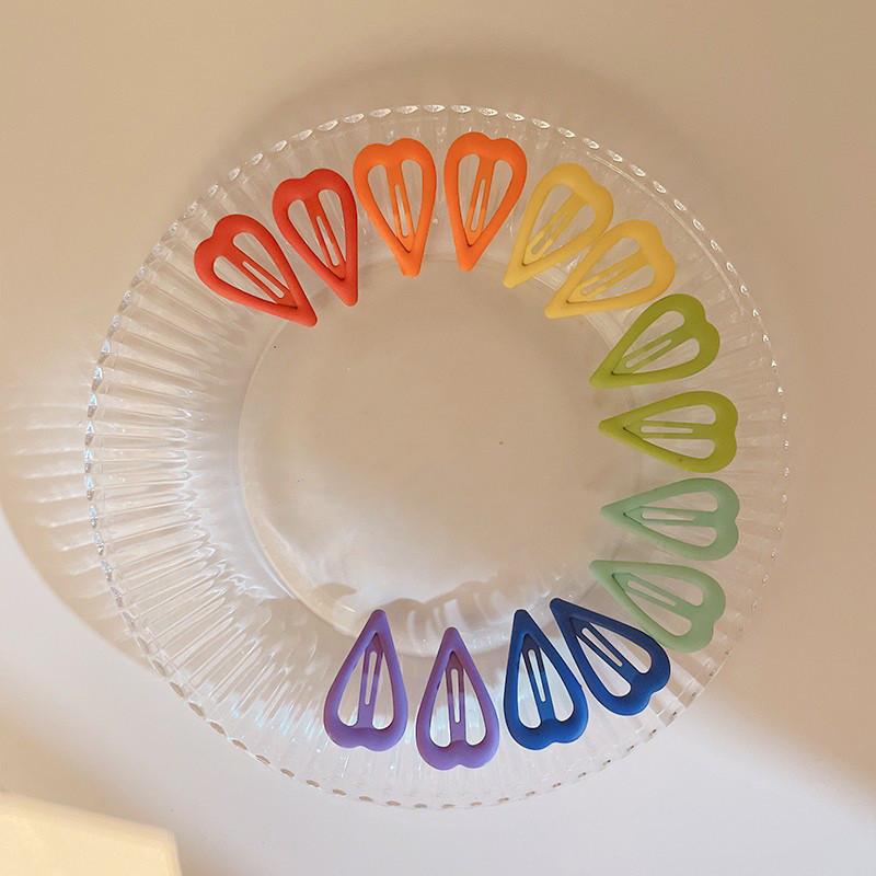 10 stücke Neue Koreanische Haarnadeln für Kinder Mädchen Milch Tee Farbe Prinzessin Haarspangen Bang Seite Clip Kleines Mädchen Haar zubehör