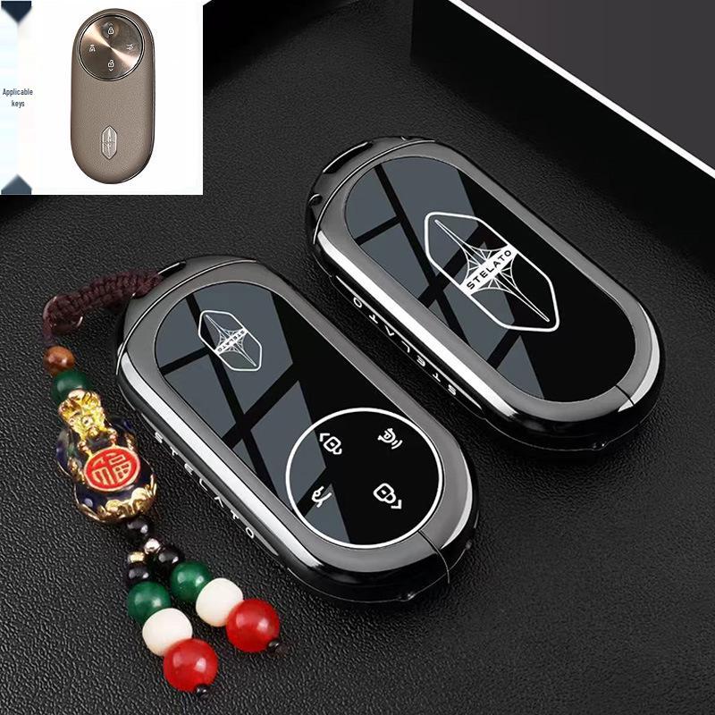 Anwendbare STELATO Enjoy S9T Schlüsseltasche für Modell 25/26/2026 - Neue S9 Fernbedienungs-Autotasche mit Schnalle.