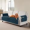 1/2/3/4 Seater Pets Kids Sofa Cover Mat Anti Cat Scratches Armchair Cover Non-Slip Anti-Dust Plaid Sofa Slipcovers Protectors