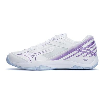 Badmintonschuhe Unisex Niedrig geschnitten Weiß/Lila 71GA253010