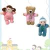 Soft Baby Comforting Doll Pillow Cute Bear Plush Toy For Boys Girls Children's Festival Gift 30cm