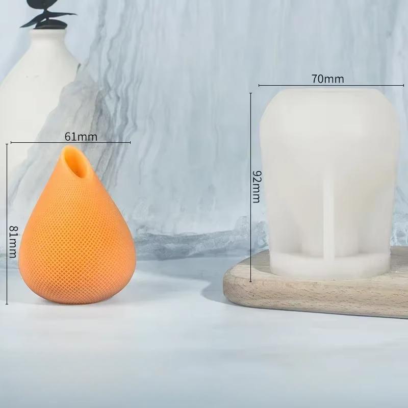 Сделай сам Ручная работа Креативные Формы для лепки Капли воды Силиконовая форма для свечей Сделай сам Геометрия Изготовление свечей Мыло Смола Глина Форма Подарок Ремесло 1